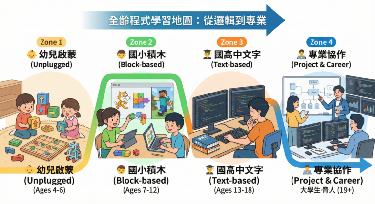 程式學習地圖：從啟蒙到專業