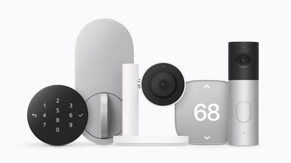 Apple Home Collection:LG 視訊門鈴、智慧門鎖、室內攝影機與 Schneider 恆溫器